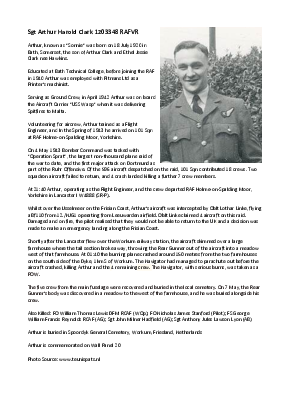 A preview of a PDF biography for Clark, Arthur Harold